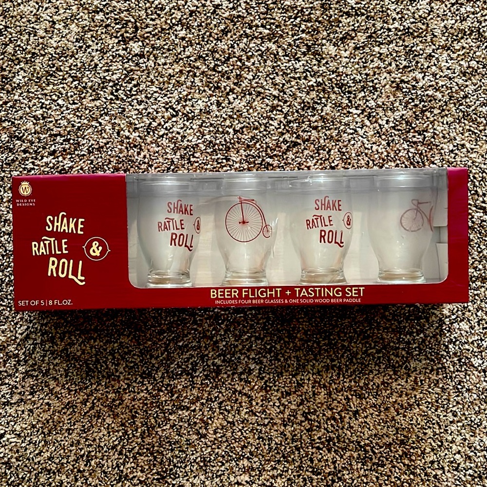 Beer Flight Tasting Set - NWOT